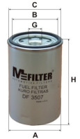 как выглядит m-filter фильтр топливный df3507 на фото