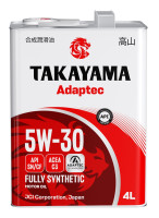 как выглядит масло моторное takayama 5w30 sn/cf c3 4л на фото